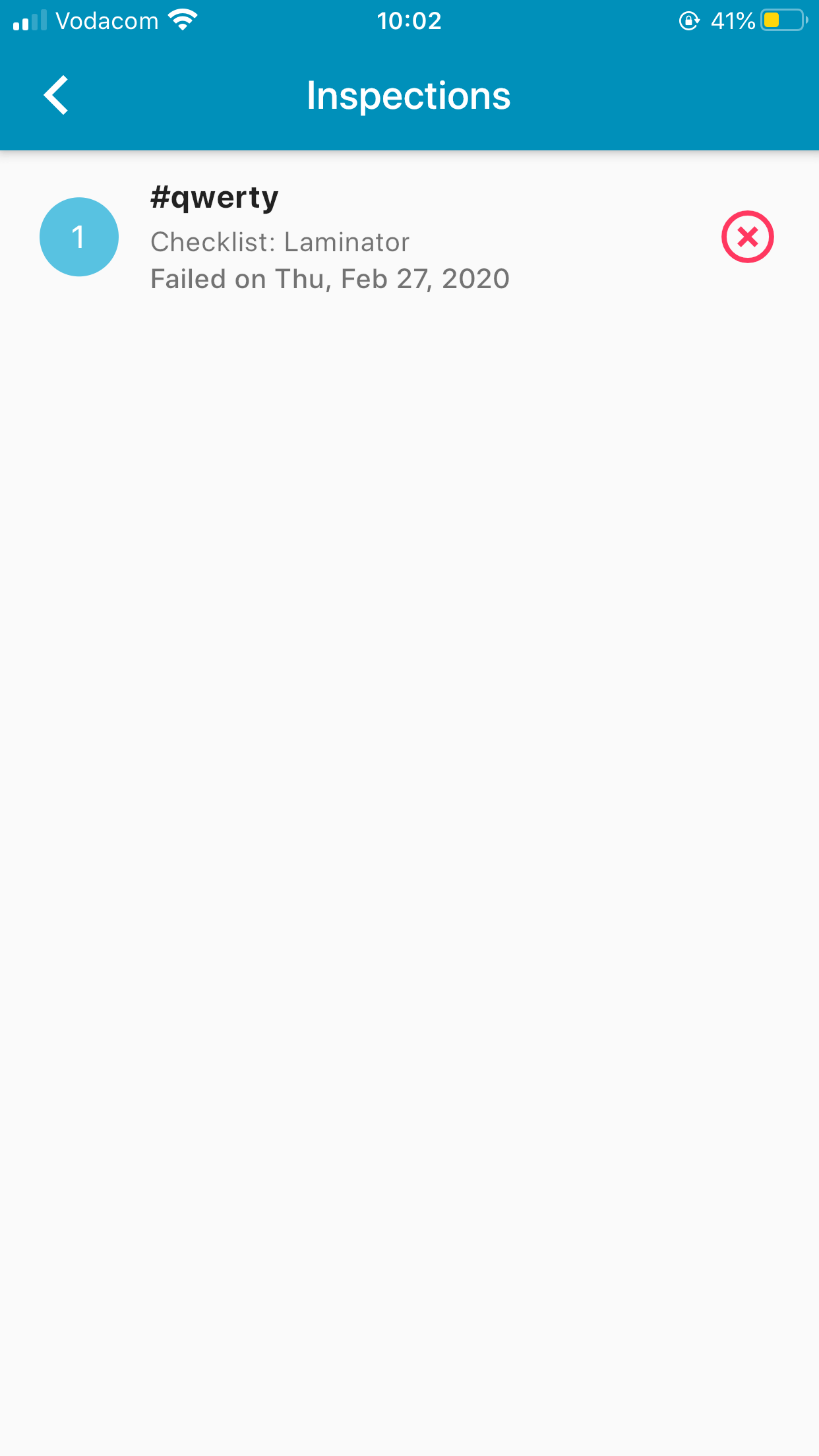 assetpool inspections failed