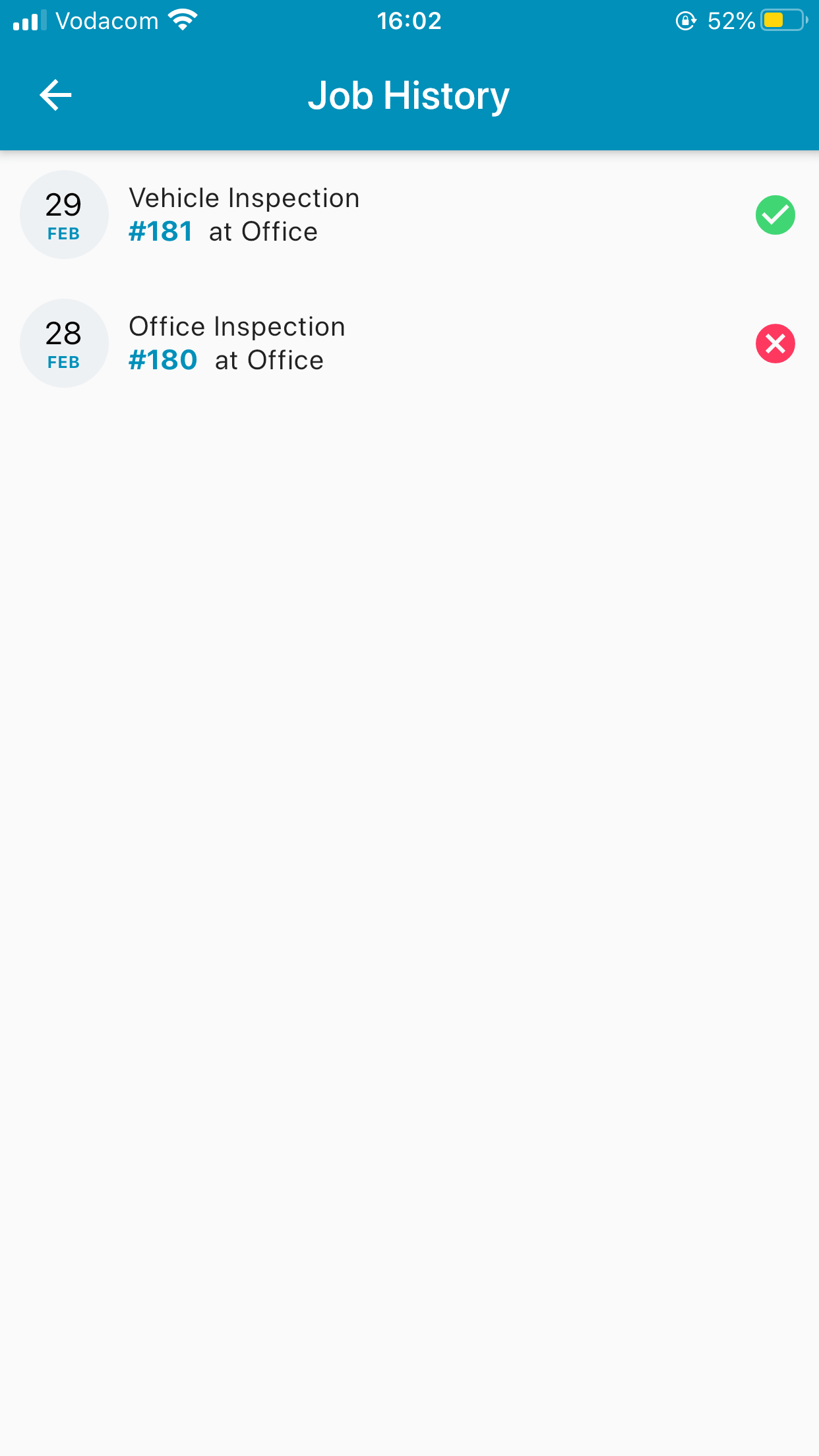 assetpool job passed or failed