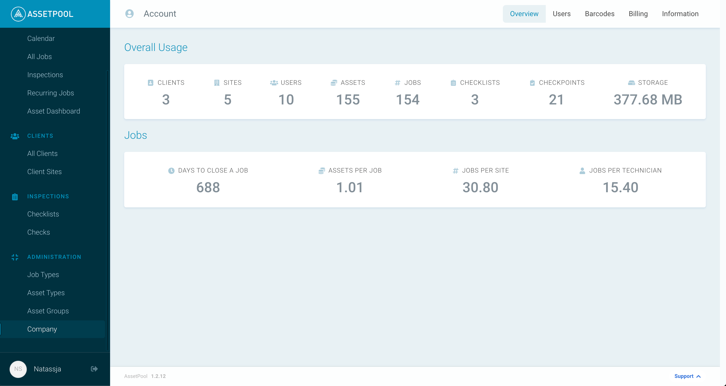 assetpool technician user