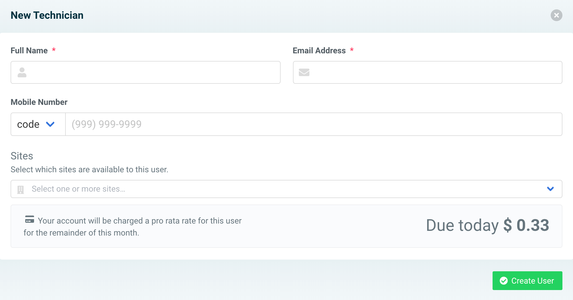 assetpool technician user details